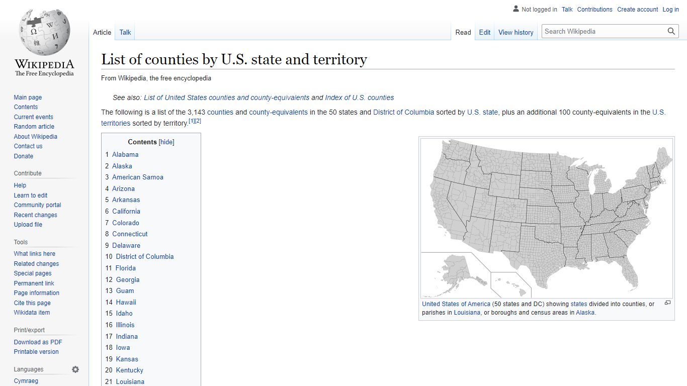 List of counties by U.S. state and territory - Wikipedia